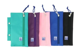 Oxford Teens Estuche Europeanbinder Poliester - Resistente y Duradero - Tamaño Compacto de 22x13x1cm - Colores Surtidos · Pack de 5 uds.