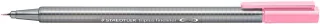 Staedtler Triplus Fineliner 334 Rotulador de Punta Fina - Trazo de 0.3mm - Tinta Base de Agua - Color Carmin Claro · Pack de 10 uds.