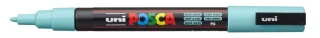 Posca PC-3M Marcador de Pintura - Punta de Poliester Conica 0.9-1.3mm - Tinta Base al Agua - Resistente a la Luz - No Permanente - Ideal para Carteleria y Decoracion - Color Verde Marino · P