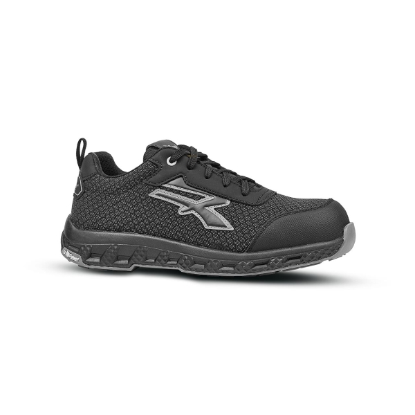 Upower Jester ESD Calzado de Seguridad - Talla 35 - Resistente a la Abrasion e Hidrofugo, Puntera Fibertoe, Plantilla Antiperforacion Ultraligera, Suela EVA con Caucho, Proteccion S3S CI HI