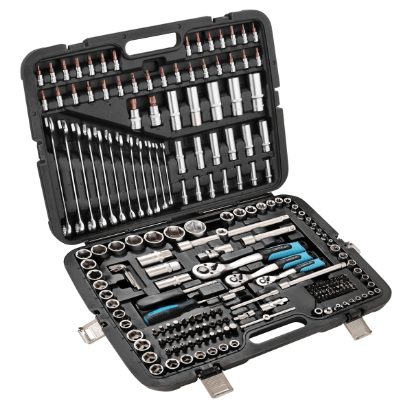 Cecotec ToolBox KRK 6200 Juego de Herramientas - 216 Piezas - Incluye Accesorios - Color Negro