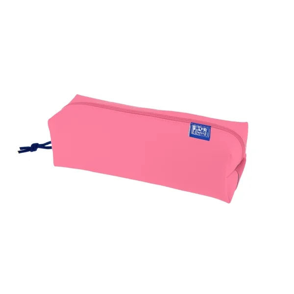 Oxford Kangoo Live and Go Estuche Cuadrado Grande - Goma Elastica para Cuadernos - Color Sandia