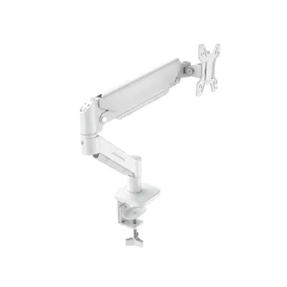 Mars Gaming MARMPRO1 Soporte de Mesa con Brazo Articulado para Monitores hasta 32" - Incluye Accesorios - Articulado 360° - VESA 100x100 - Muelle de Gas - 480x460x115mm - Color Blanco