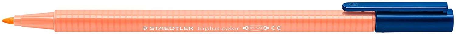 Staedtler Triplus Color 323 Rotulador de Punta Fina - Trazo 1mm Aprox - Tinta Base de Agua - Color Salmon · Pack de 10 uds.