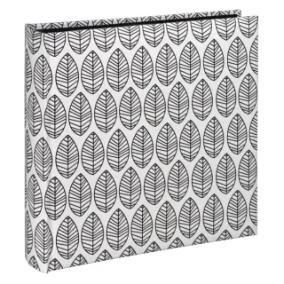 Hama la Fleur Album de Fotos - 100 Paginas Negras - Tapa Plastificada - 30x30cm - Color Blanco