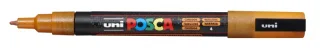 Posca PC-3ML Marcador de Pintura - Punta Conica de Poliester 0.9-1.3mm - Tinta Base al Agua - Resistente a la Luz - Color Naranja · Pack de 6 uds.