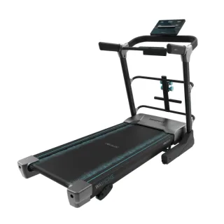 Cecotec DrumFit WayHome 1800 Runner Sprint Cinta de Correr - 2200W - Velocidad hasta 18km/h - Amortiguacion - Mancuernas y Barra - Plegable - 12 Programas - Superficie 133x46cm - Color Negro
