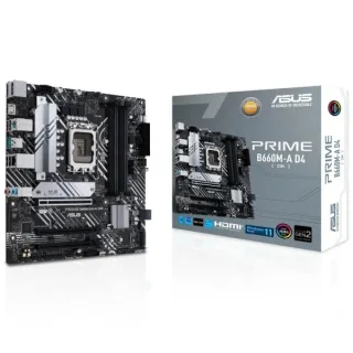 Asus Prime B660M-A D4-CSM Placa Base Intel 1700 4x DDR4 - HDMI, M.2, PCIe4.0, 4x Sata III, USB 3.2, ATX