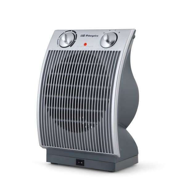 Orbegozo FH 6035 Calefactor Compacto y Oscilante - Calor Instantaneo - Termostato Regulable - Funcion Ventilador - Proteccion contra Sobrecalentamiento - Equipo Ideal para Combatir el Frio I