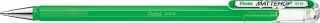 Pentel Mattehop Boligrafo de Bola - Punta 1mm - Trazo 0.5mm - Tinta de Gel Opaca - Fabricado con 55% de Materiales Reciclados - Color Verde · Pack de 12 uds.