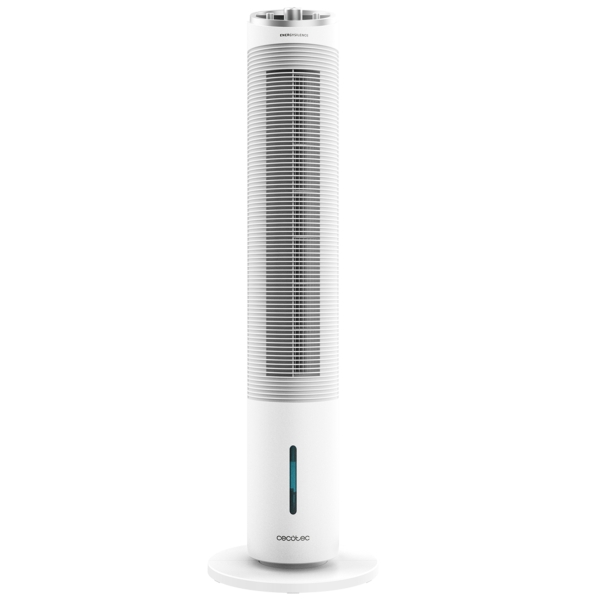Cecotec EnergySilence 2000 Cool Tower Climatizador Evaporativo de Torre - 60W - Deposito 2L - 3 Velocidades - Oscilacion 60º - Caudal de 800m3/h - Silencioso - Enfriadores - 30x30x105cm - Co
