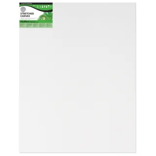 Daler Rowney Simply Bastidor Entelado - 60x90cm - Imprimacion Triple - Grano Medio - 100% Algodon sin Acido - 250g - Color Blanco