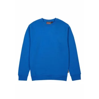 Upower Ombo Sudadera de Cuello Redondo - Talla 2XL - Alta Calidad, Suavidad y Resistencia, Ajuste Comodo, Detalles Elasticos, Proteccion DPI1 - Color Azul Regio