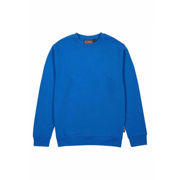 Upower Ombo Sudadera de Cuello Redondo - Talla 2XL - Alta Calidad, Suavidad y Resistencia, Ajuste Comodo, Detalles Elasticos, Proteccion DPI1 - Color Azul Regio