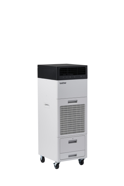 Brother Spot Cooler PD-7105 Climatizador Evaporativo - Potencia Hasta 220W - Flujo Hasta 500 m3/h - Hasta 6 Horas de Enfriamiento - Dos Tanques de 5 Litros Extraibles - Ruedas Multidireccionales - Color Blanco