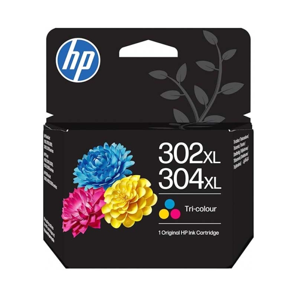HP 302XL/304XL Color Cartucho de Tinta Original - B7RT8AE/F6U67AE/N9K07AE