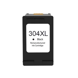 Remanufacturado HP 304XL Negro Cartucho de Tinta - Muestra Nivel de Tinta - Reemplaza N9K08AE/N9K06AE/B7RT9AE/B7RT7AE