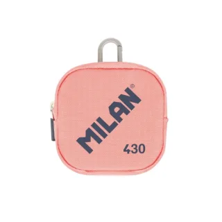 Milan Coleccion 430 Monedero Pequeño - Tamaño Monedero 10,3x10x2,5cm - Cierre de Cremallera - Mosqueton de Aluminio - Color Rosa