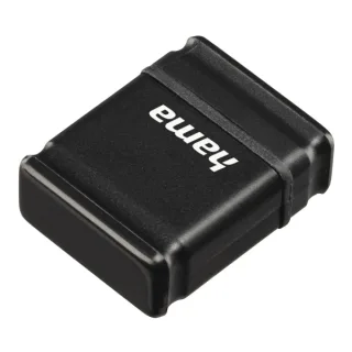 Hama Smartly Memoria Pendrive USB 2.0 con Tapa - 32GB de Capacidad - 10Mb/s de Transferencia - 21x15x6.5mm - Color Negro