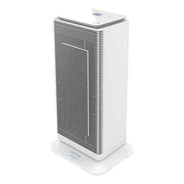 Cecotec ReadyWarm 6400 Ceramic Sky Smart Calefactor Ceramico de Torre - 2000W - Tecnologia PTC - Funciones Calor y Frio - Control Remoto - Temporizador - Sistema de Seguridad Triple - Color