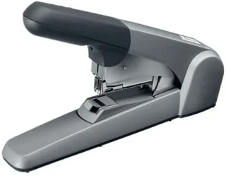 Petrus 1400 Grapadora de Gruesos - Hasta 60 Hojas - Grapado Plano - Para Grapas 25/10 - Color Gris