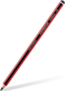 Staedtler Tradition 110 Lapiz de Grafito Hexagonal - Mina 6B - Resistencia a la Rotura - Madera Bosques Sostenible · Pack de 12 uds.