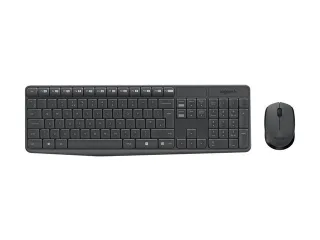 Logitech MK235 Pack Inalambrico Teclado Portugues + Raton 3 Botones - Uso Ambidiestro