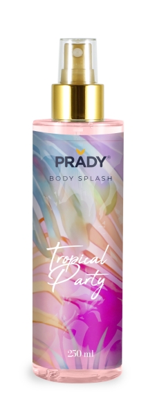 Prady Body Splash Tropical Party - Frasco de 250 ml - Spray Pulverizador