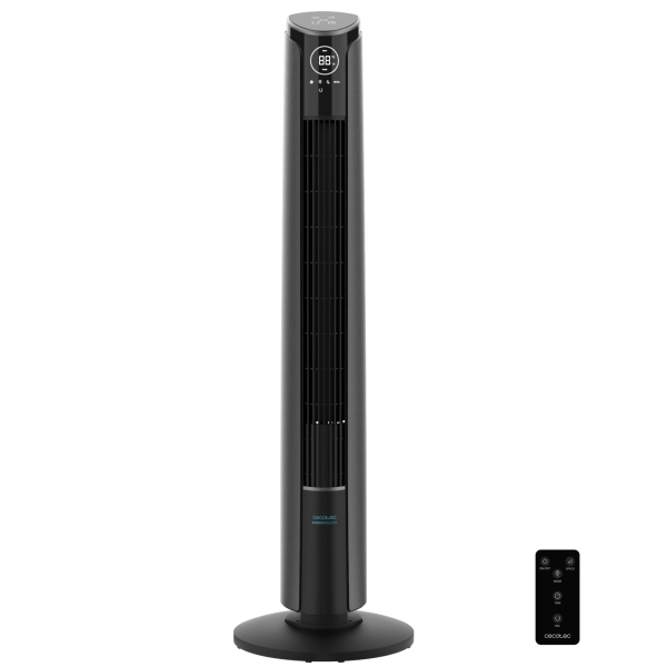 Cecotec EnergySilence 9250 Skyline Smart Tilt Ventilador de Torre de 42" - 45W - Control Tactil - 3 Velocidades - 4 Modos - Temporizador - Inclinacion Ajustable - Oscilante - Color Gris Oscu