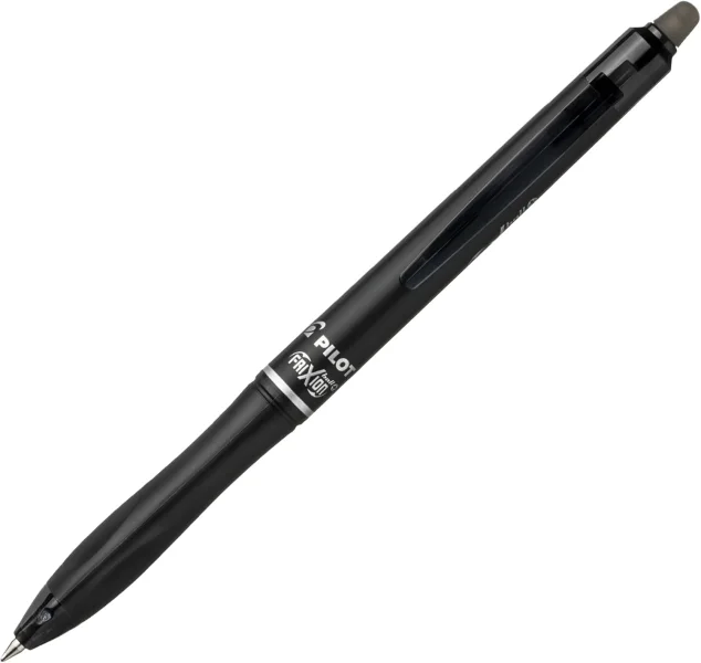 Pilot Frixion Ball Plus Boligrafo Borrable - Punta de 0.7mm y Trazo de 0.35mm - Recargables - 80% de Plastico Reclclado - Color Negro · Pack de 10 uds.