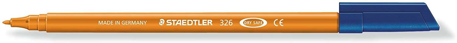 Staedtler Noris 326 Rotulador de Punta Fina - Trazo 1mm Aprox - Tina Base de Agua - Color Marron · Pack de 10 uds.