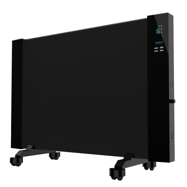 Cecotec Ready Warm 3100 Smart Now Placa Radiante de Mica - 2000W - Cobertura hasta 25m2 - Termostato - Temporizador - Proteccion Sobrecalentamiento - Sistema Antivuelco - 79x20x79cm - Color