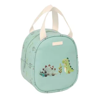 Safta Dinos Neceser Termo de 5.85L - Interior Forrado en Aluminio - Asa Superior - 190x140x220mm - Color Menta