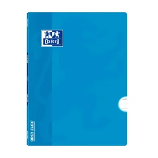Oxford Libreta Grapada Openflex A4 - Tapa de Plastico Resistente - Grapada para Mayor Durabilidad - Pauta 3.5 con Margen para Escribir Ordenadamente - 48 Hojas de Papel de Alta Calidad - Col