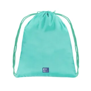 Oxford Young Proof B-Cool Mochila Saco Plano - Apertura Superior - Plastico Reciclado RPET - Bolsillo Interior con Cremallera - Tira Reflectante - Color Menta