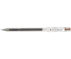 Pilot Boligrafo de Gel G-Tec C4 - Extra Fino - Recargable - Punta de Bola 0.4mm - Trazo 0.2mm - Color Marron · Pack de 12 uds.