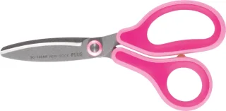 Plus Fitcut Curve Kids Tijera Escolar 14.5 cm - Hojas Curvas - Punta Redondeada - Ergonomica - Uso Diestro - Color Rosa · Pack de 10 uds.