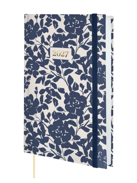 Finocam Dynamic Berlin Cotton Agenda Profesional - Anual 2027 - 1 Dia por Pagina - Formato Y10 - 140x204mm - Goma Elastica - Tapa Dura Acolchada - Esquinas Microperforadas - Papel de 80g/m2 - Multicolor