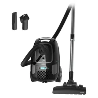 Cecotec Conga Powerbag 4000 XL Aspiradora de Trineo con Bolsa - Potencia 890W - Deposito de 4L - Incluye Accesorios - Radio de Accion hasta 7m - Color Negro
