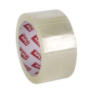 Apli Precinto Estandar Acrilico Transparente - PP - Sin Ruido - 48 mm x 66 m 25 µm · Pack de 36 uds.