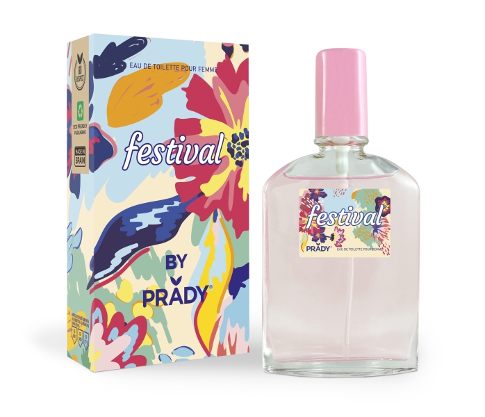 Prady Colonia de Mujer Festival - Frasco de 90 ml - Spray Pulverizador