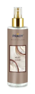 Prady Body Splash Milky Coco - Frasco de 250 ml - Spray Pulverizador
