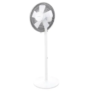 Cecotec EnergySilence 535 Ventilador de Pie y Sobremesa con 5 Aspas - Potencia de 40W - Diametro de 40cm - 3 Velocidades - Oscilacion de 75º - Altura Ajustable hasta 115cm - Color Blanco
