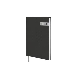 Finocam Dynamic Porto Agenda en Catalan - Anual 2026 - Sin Cierre - Formato Y10 - 145x23x210mm - 1 Dia por Pagina - Color Negro