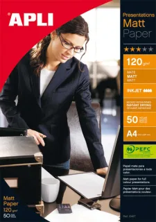 Apli Papel Fotografico Matt A4 120g 50 Hojas