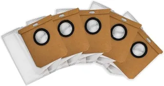 Cecotec Pack de 5 Bolsas de Recambio para Conga X50/X70/X100 - Instalacion Rapida - Color Blanco
