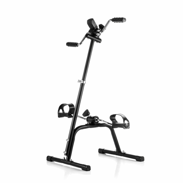 Innovagoods Rollekal Pedaleador Dual para Brazos y Piernas - Regulable - Pantalla Digital - Antideslizante - Portatil - Doble Funcion - Facil Montaje - Color Negro