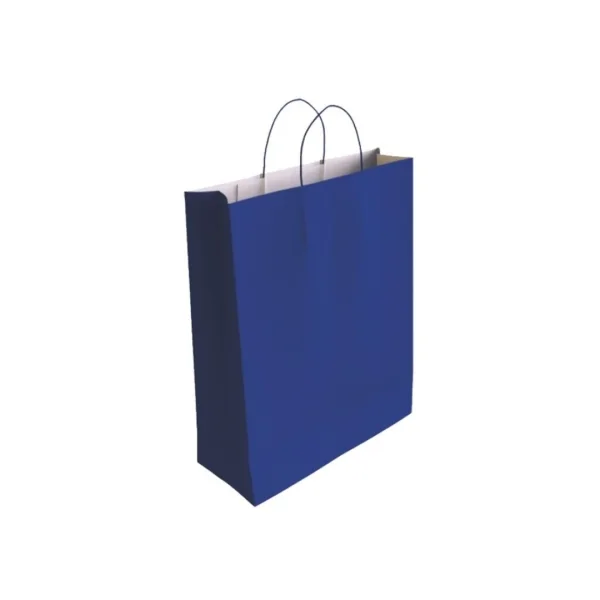 Bismark Bolsa de Papel Celulosa - Medidas 40x14x32cm - Color Azul · Pack de 25 uds.