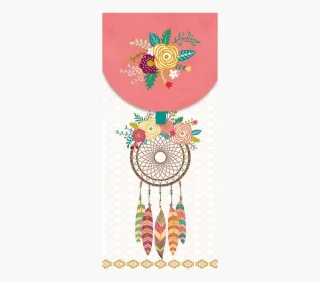 Pictura Tarjeta Money Cards - 9.6x21.3cm - Diseño Tematica Atrapasueños - Embolsada Individualmente - Incluye Sobre Blanco - Papel con Certificacion FSC