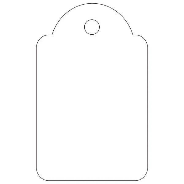 Apli Etiquetas Colgantes Blancas 22 x 35mm 500 U.